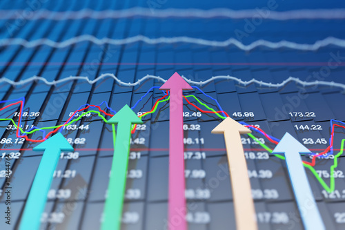 Economy arrows and histograms