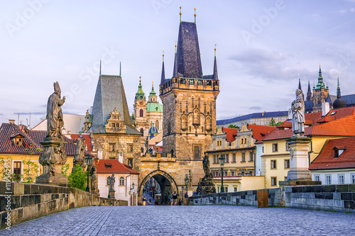 Charles Bridge in Prague, Czech Republic