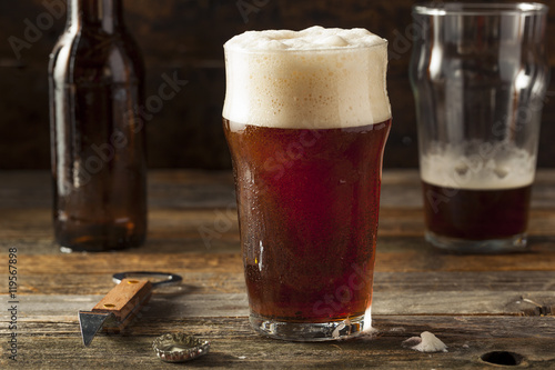 Refreshing Brown Ale Beer