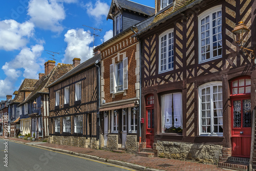 street in Beuvron-en-Auge, France