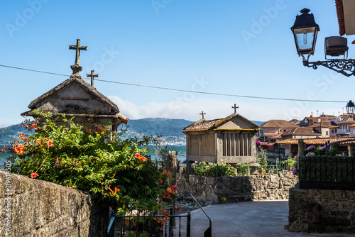 Town of Combarro, Pontevedra in Galicia (Spain)