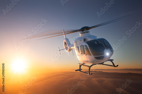 Helicopter Sunset Flight 2