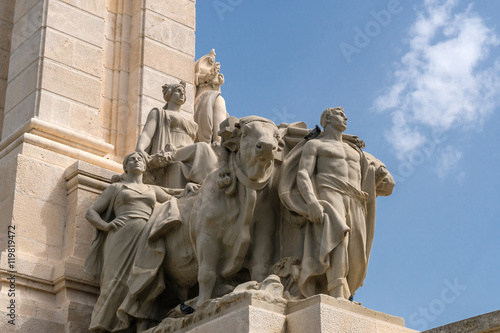 Monument to the Constitution of 1812 in Cadiz