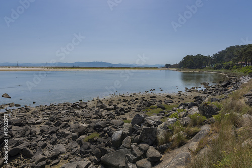 Lago de las Islas Cies (Pontevedra, España).