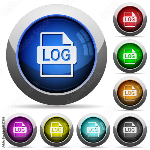 LOG file format button set