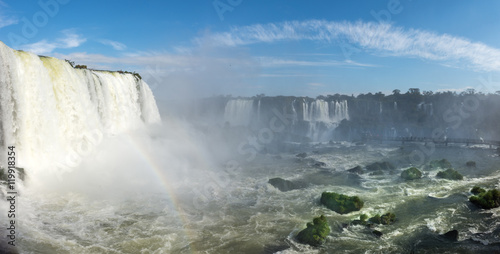 The majestic Iguazu Falls, a wonder of the world