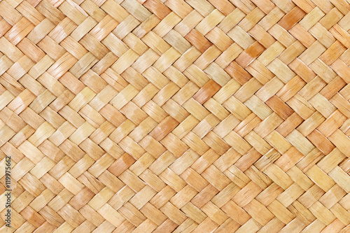 traditional thai style pattern nature background of brown handicraft weave texture bamboo surface for furniture materia