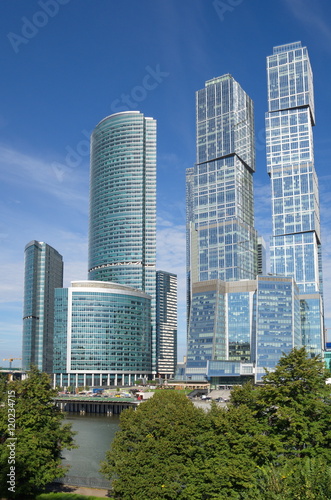Moscow, Russia - August 26, 2016: Business center "Moscow-city"