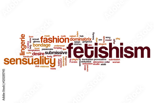 Fetishism word cloud