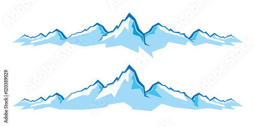 mountains, góry, logo