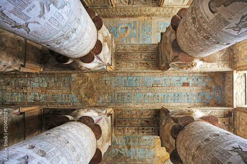 Hypostyle Hall Dendera Temple Egypt