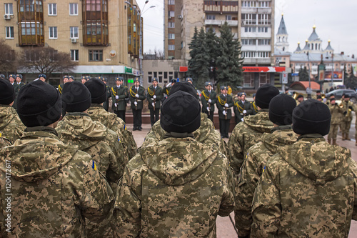 soldiers on the square