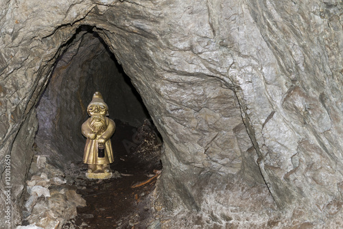 Treasure guard figurine in Gold mine Zloty Stok, Poland