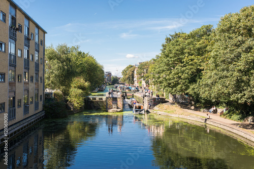 View of Regent's canal near Hackney