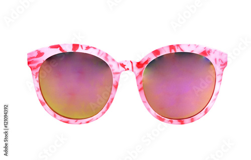 sunglasses close up isolated background
