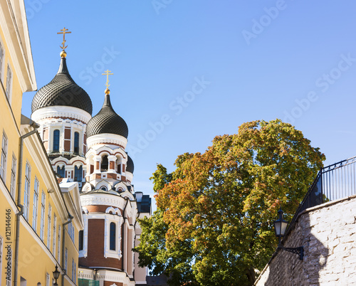 Aleksander Nevski cathedral in Tallinn, Estonia