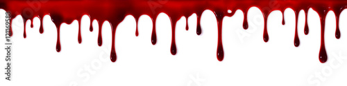 Dripping blood banner