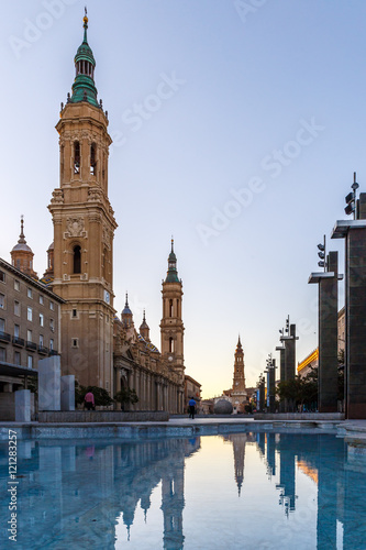 Zaragoza in summer, Spain