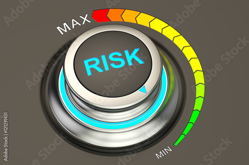 Lowest level of risk concept, 3D rendering