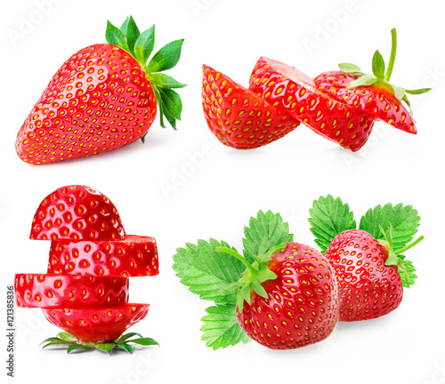 ripe strawberry Set
