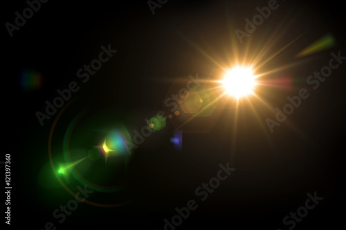 Abstract lighting flare