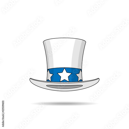 Uncle Sam's hat. EPS 10