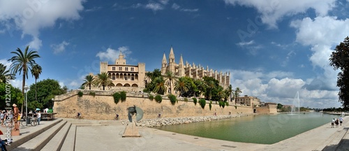 Cathedral of Palma de Majorca and La Almudaina Palace 