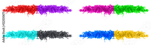 Portion of feather boa