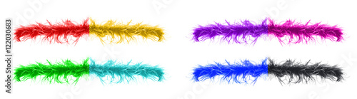 Portion of feather boa