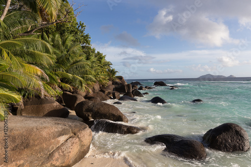 Seychelles - Silhouette - Rocks on the beach