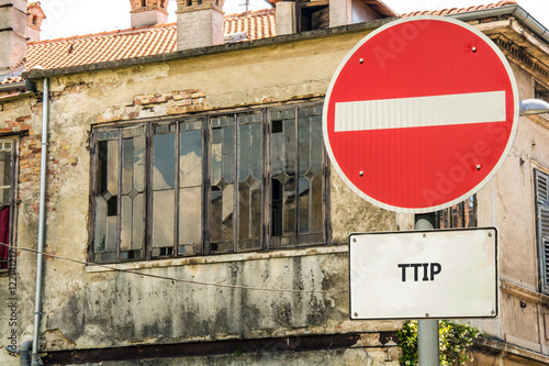 Schild 140 - TTIP