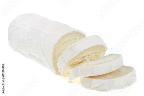 Fromage de chèvre coupé