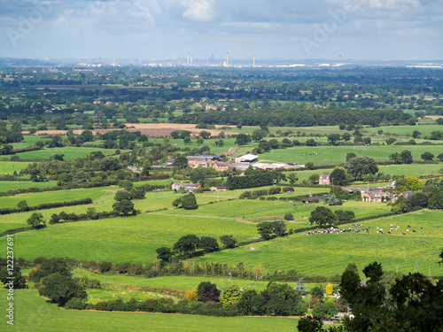 View of the Cheshire Countryside from Beeston Castle