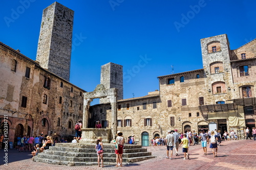 San Gimignano, Piazza della Cisterna