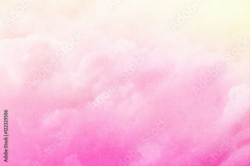 artistic cloud and sky with pastel gradient color with grunge tecture