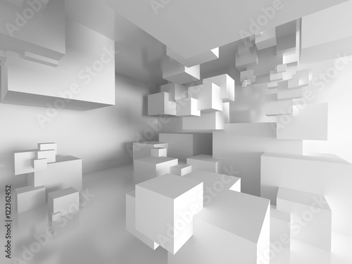 Abstract Cubes Architecture Design Background
