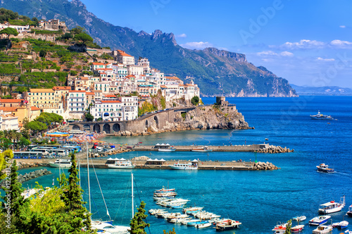 Amalfi town in southern Italy near Naples