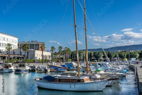 Koper marina on the west coast of Slovenia