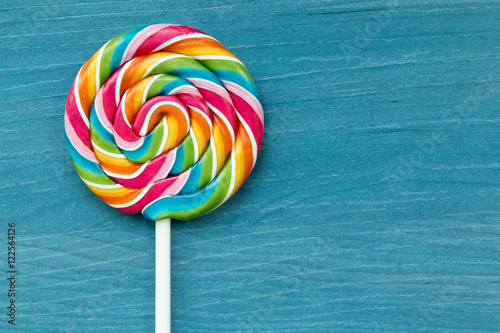 Lollipop with many colors