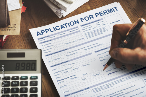 Application for Permit Form Authority Concept