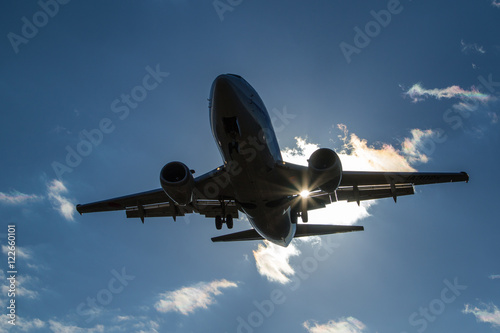 青空と飛行機