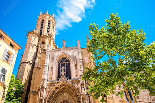 Saint Sauveur gothic cathedral in Aix-en-Provence in France