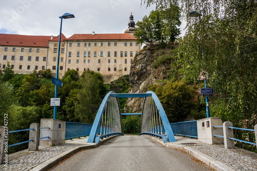 Iron bridge, Bechyne, Czech Republic.