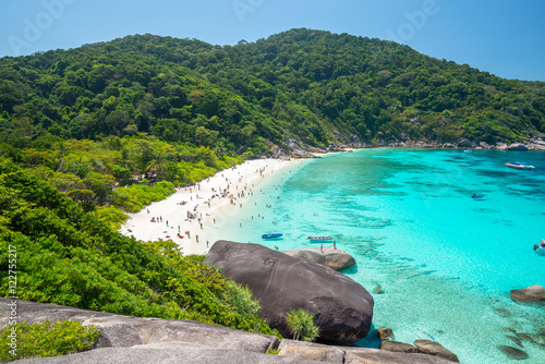 View point at Donald Duck Bay at Ko Similan Island in Similans n