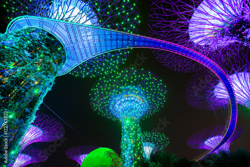 Garden Rhapsody Light Show at Super Tree Grove