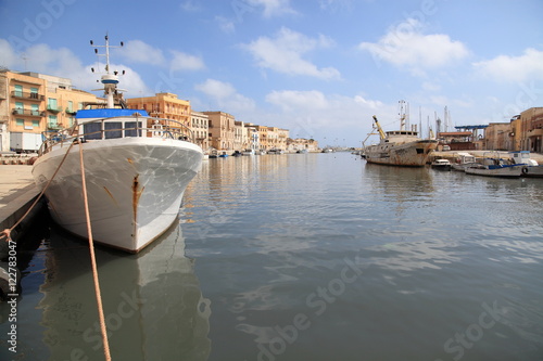 Porto canale di Mazara del Vallo - Sicilia