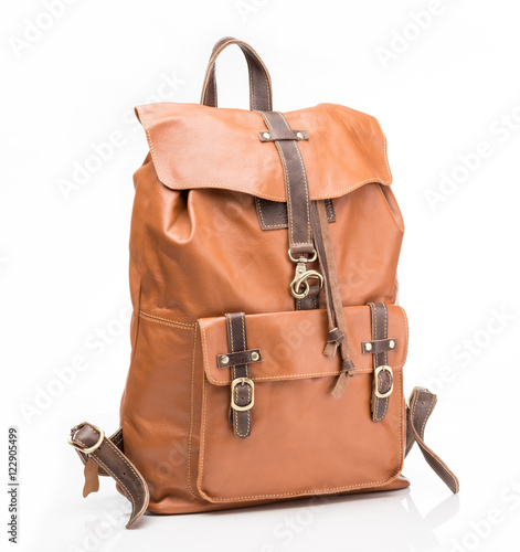 Foxy leather casual backpack