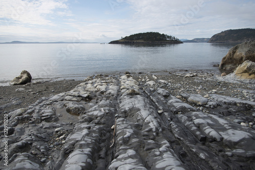 Rocks along shoreline, Deception Pass State Park, Oak Harbor, Wa