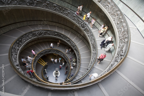 Helocoidal exit staircase of Vatican Museums