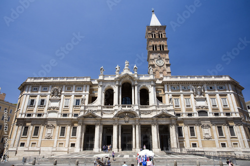 Facade of Santa Maria Maggiore basilica, Rome